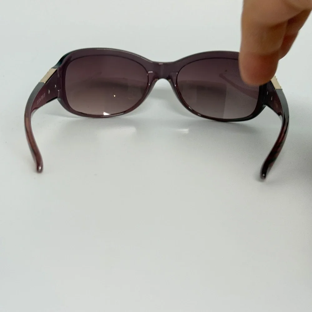 Revlon Womens Sunglasses‎ Red Tortoise Rectangle OL1214 RVN 37 Gold Detail 21729